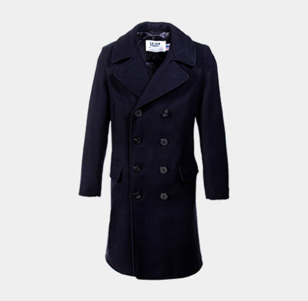 Schott-NYC-Knee-Length-Wool-Peacoat